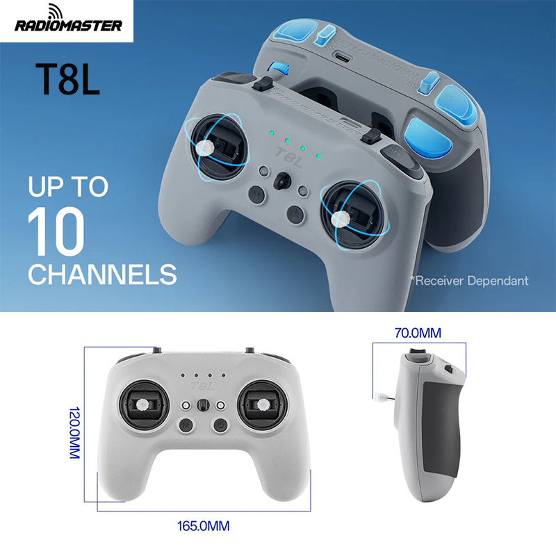 Drone Gimbal Controller - RadioMaster T8L Radio Controller M2 2.4GHz