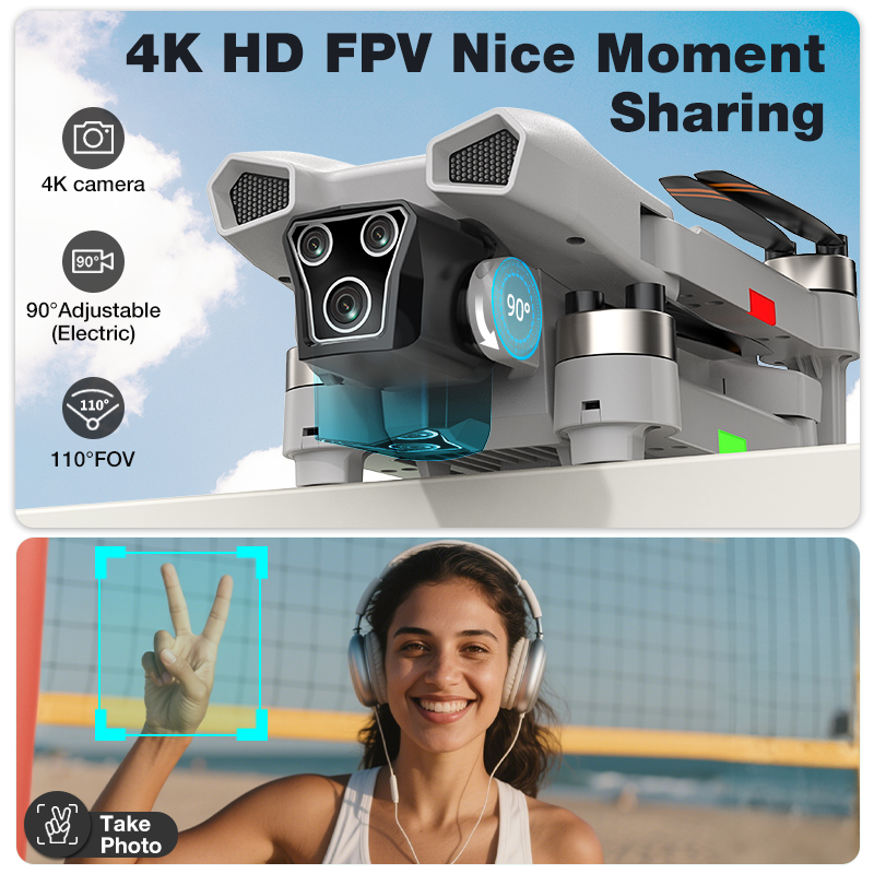 New L107 PRO Drone 8k Aerial P - Jjrc Drone X12 recension och pris