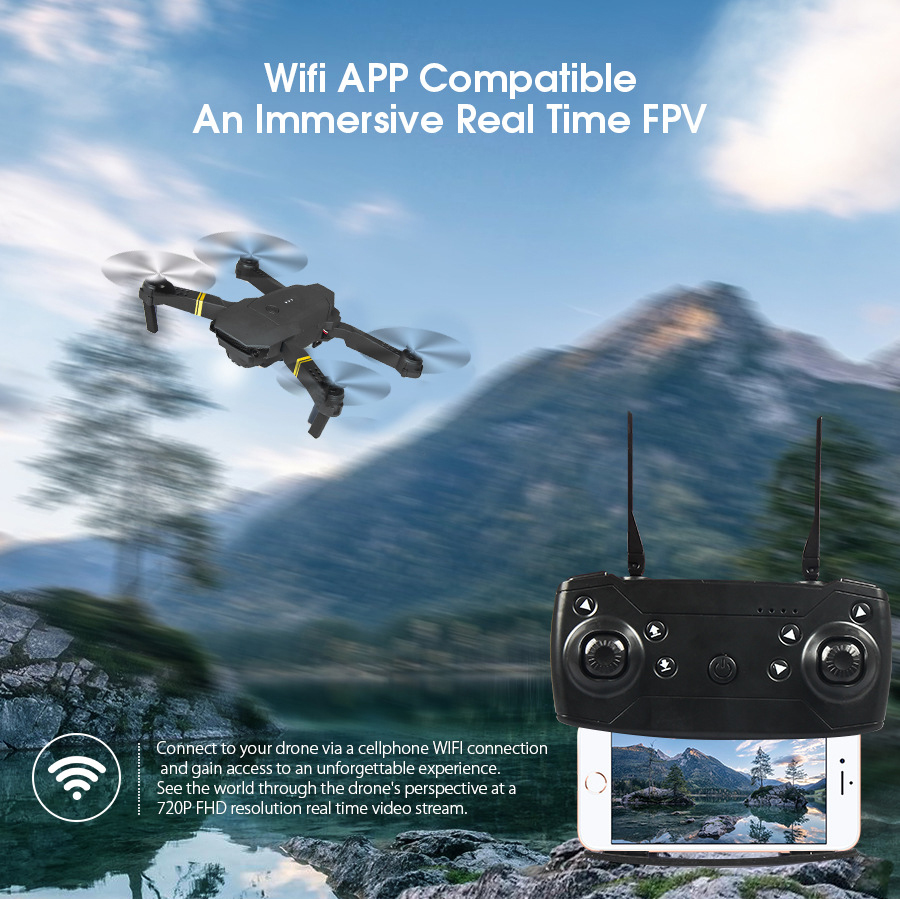 New E88/E58 Professional Aeria - Eachine Drone E58 recension och pris