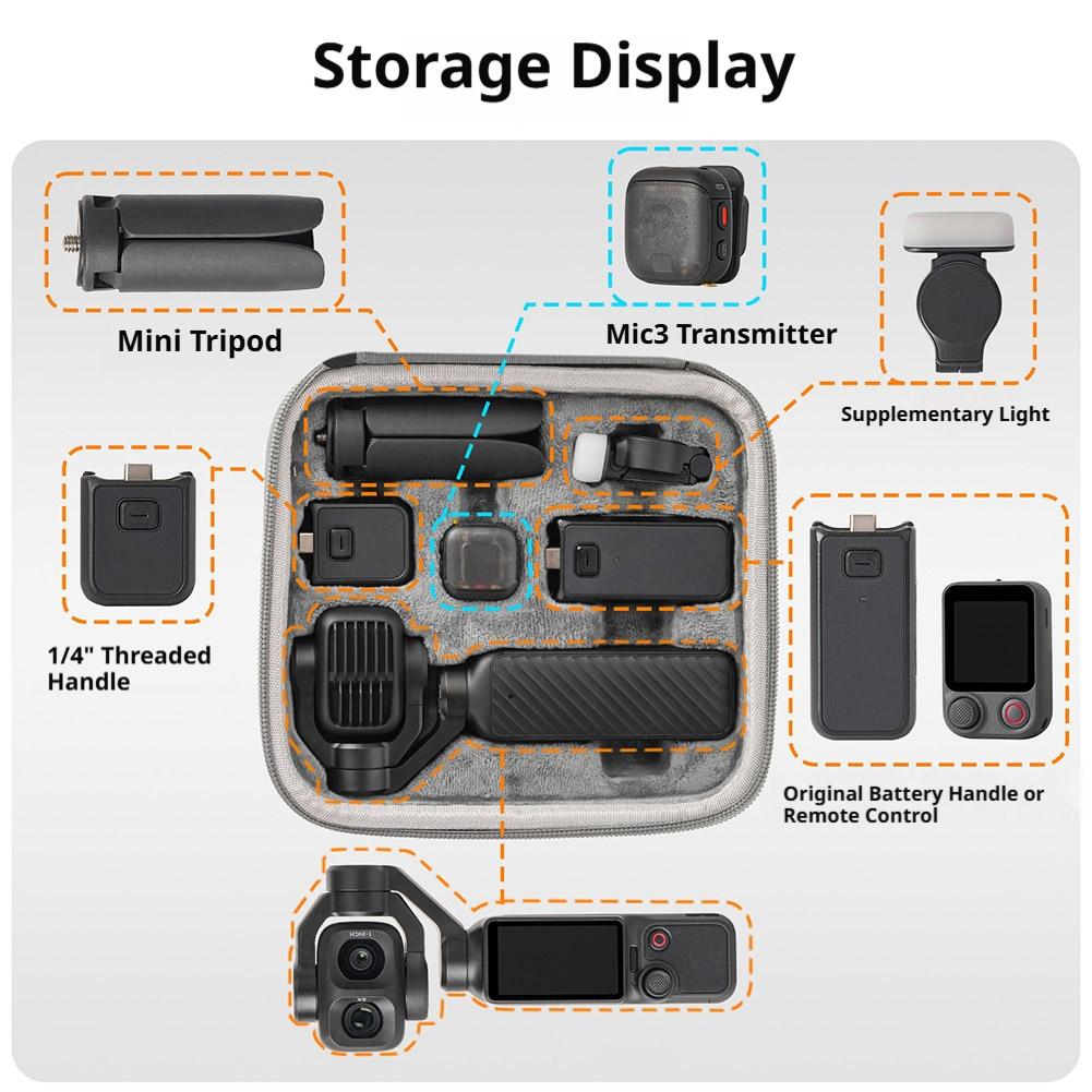 for dji Osmo Pocket 4P Carryin - Drone Gimbal Case recension och pris